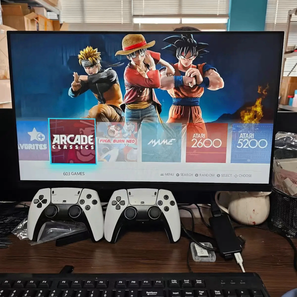 Console de jeu  avec 2000 jeux