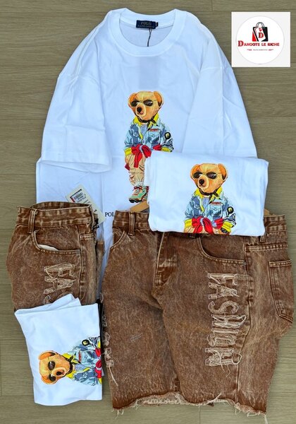 Ensemble tendance t-shirt et short