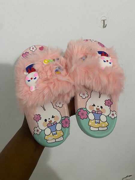 Chaussons Peluche Lapin Enfant