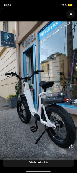 Vélo électrique urbain élégant