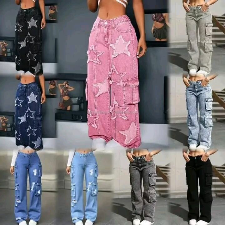 Pantalons larges étoiles