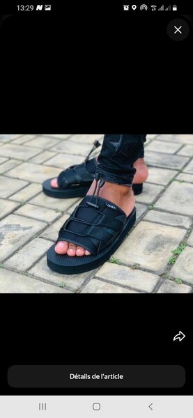 Sandales Noires Modernes