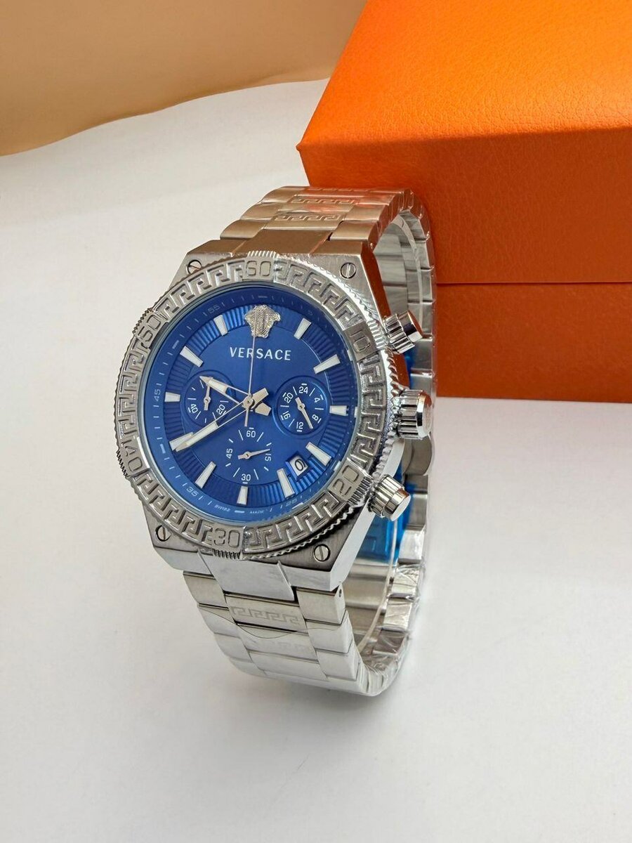 Montre Versace Acier Bleu