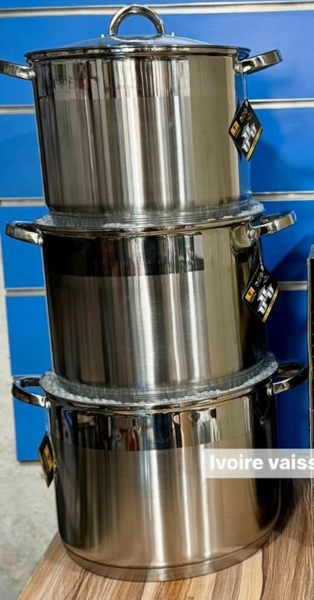 Batterie de cuisine inox