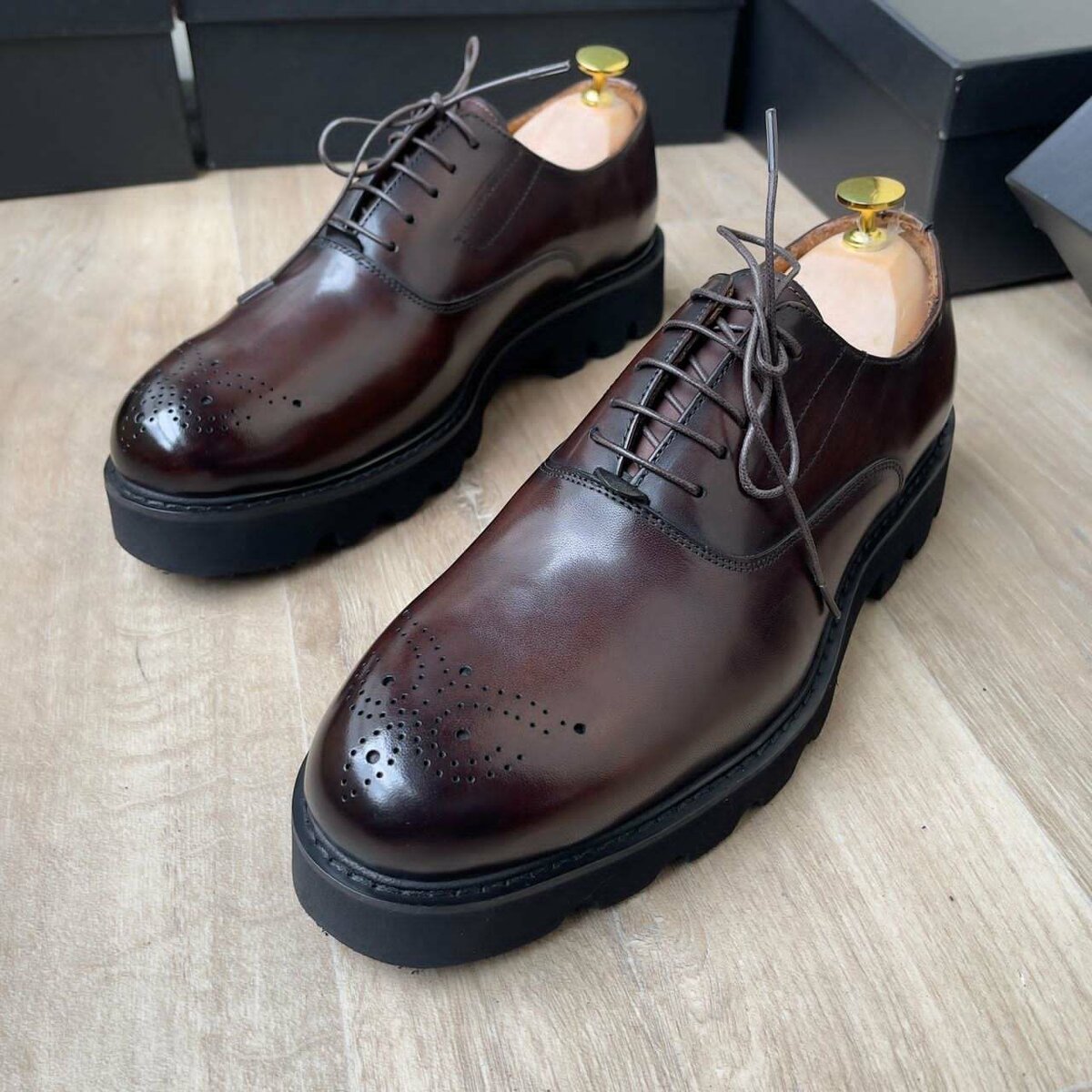 Chaussures Derby Cuir Homme