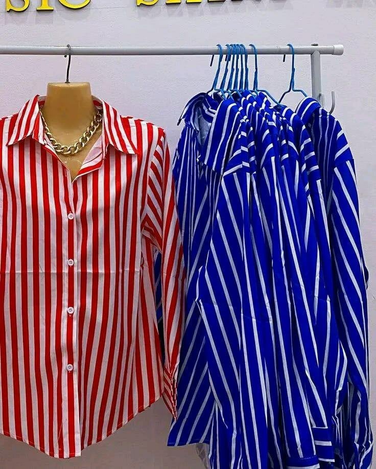 Chemise rayée tendance