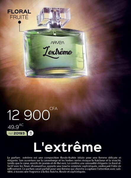 Parfum Arvea L'extrême Floral