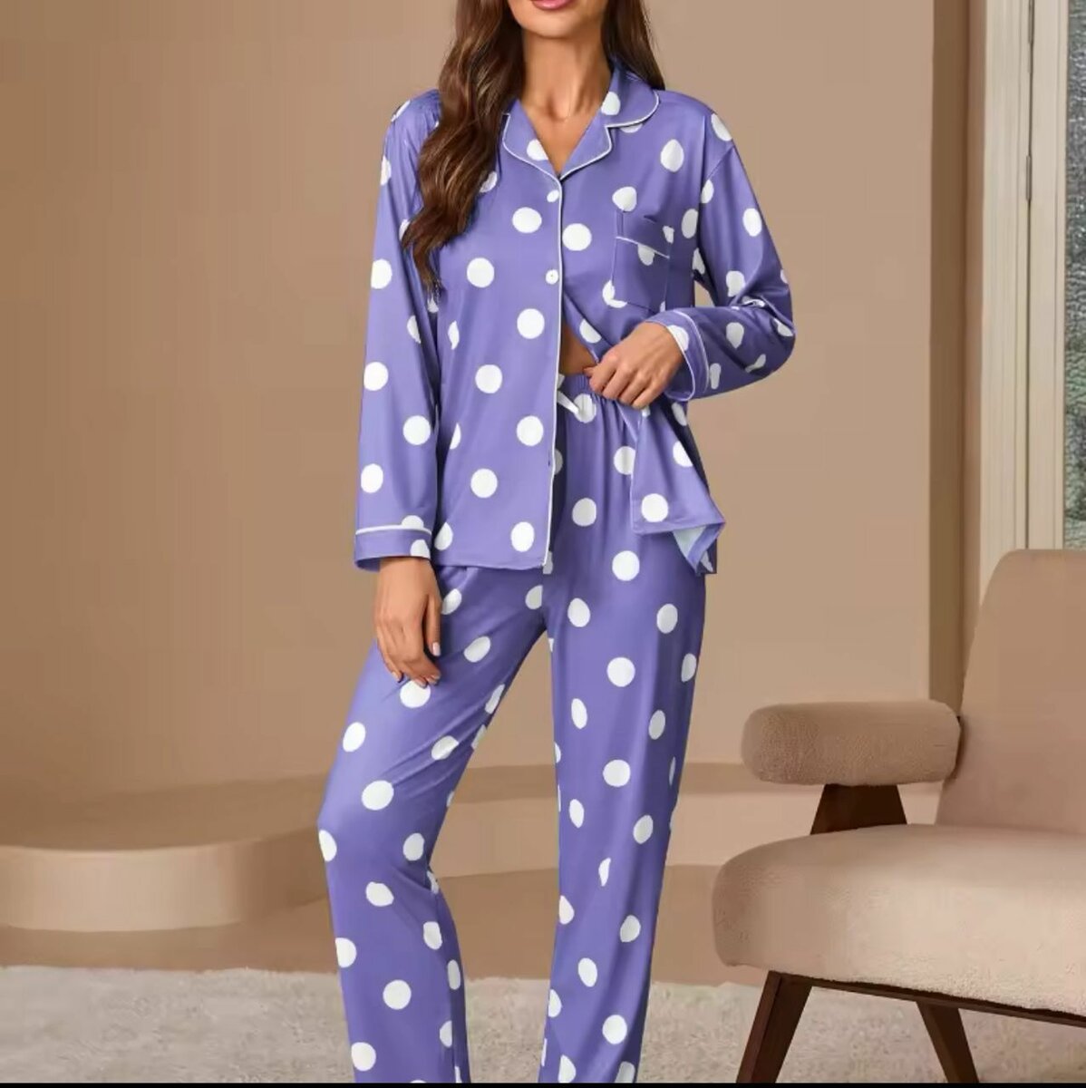 Pyjama femme en coton doux