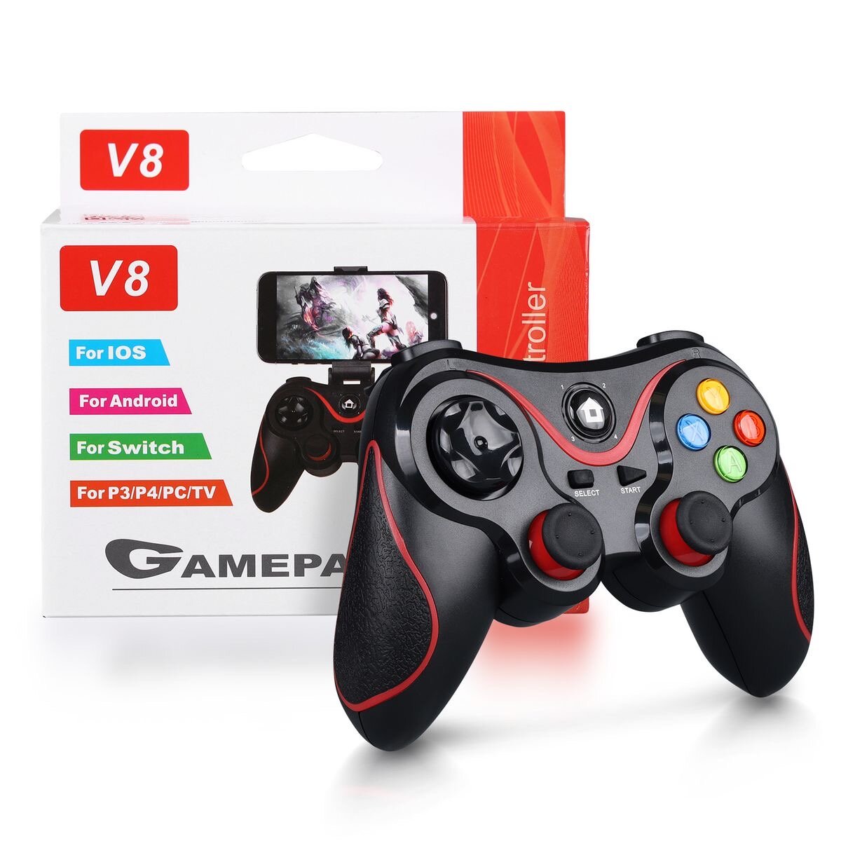 Manette Gamepad V8 Multiplateforme