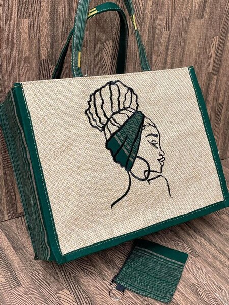 Sac cabas en toile ethnique