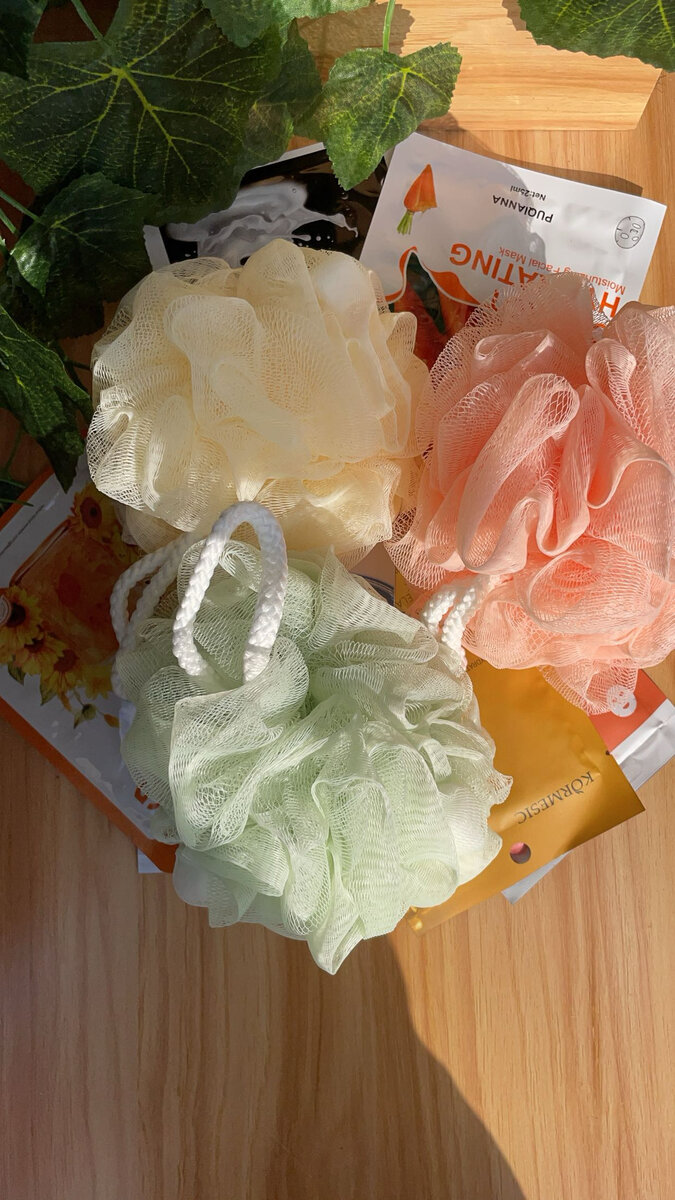 Ensemble de Fleurs de Douche Colorées