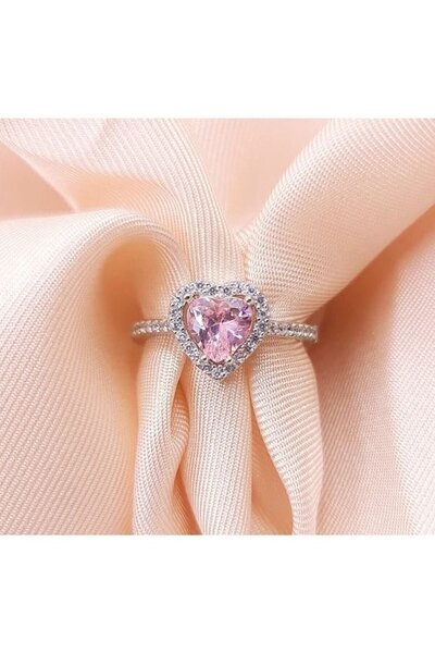 Bague Cœur Rose