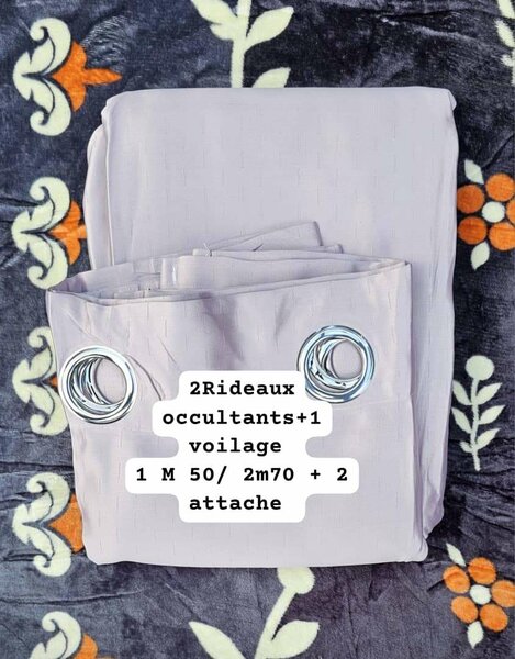 Rideaux Occultants avec Voilage