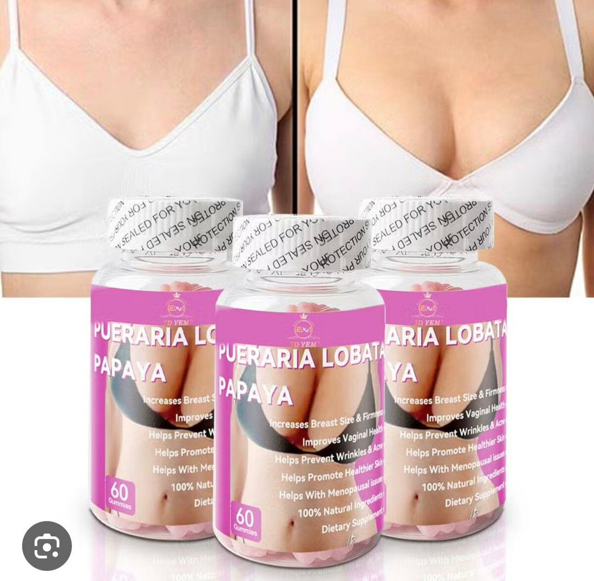 Crème pour raffermir les seins