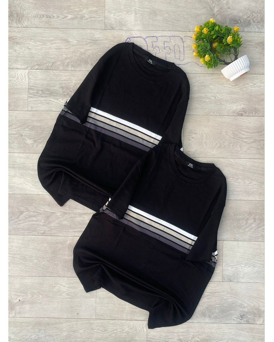 T-shirt couples rayées