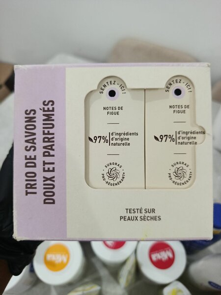 Savon Surgras Figue lot de 3