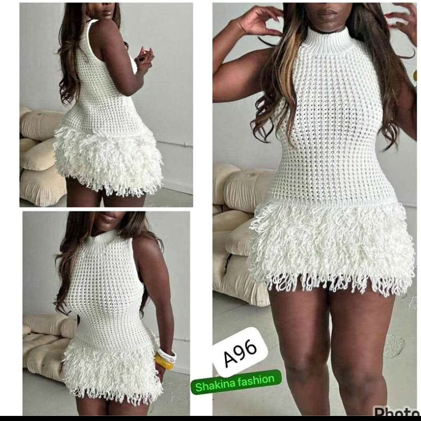 Robe en maille élégante