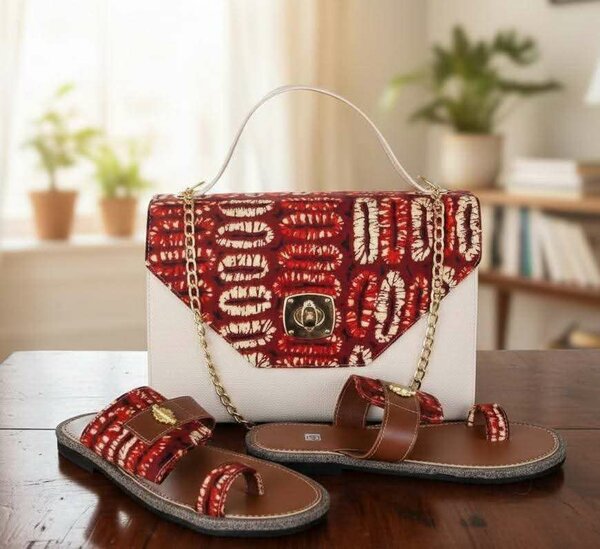 Ensemble Sac et Sandales Africains