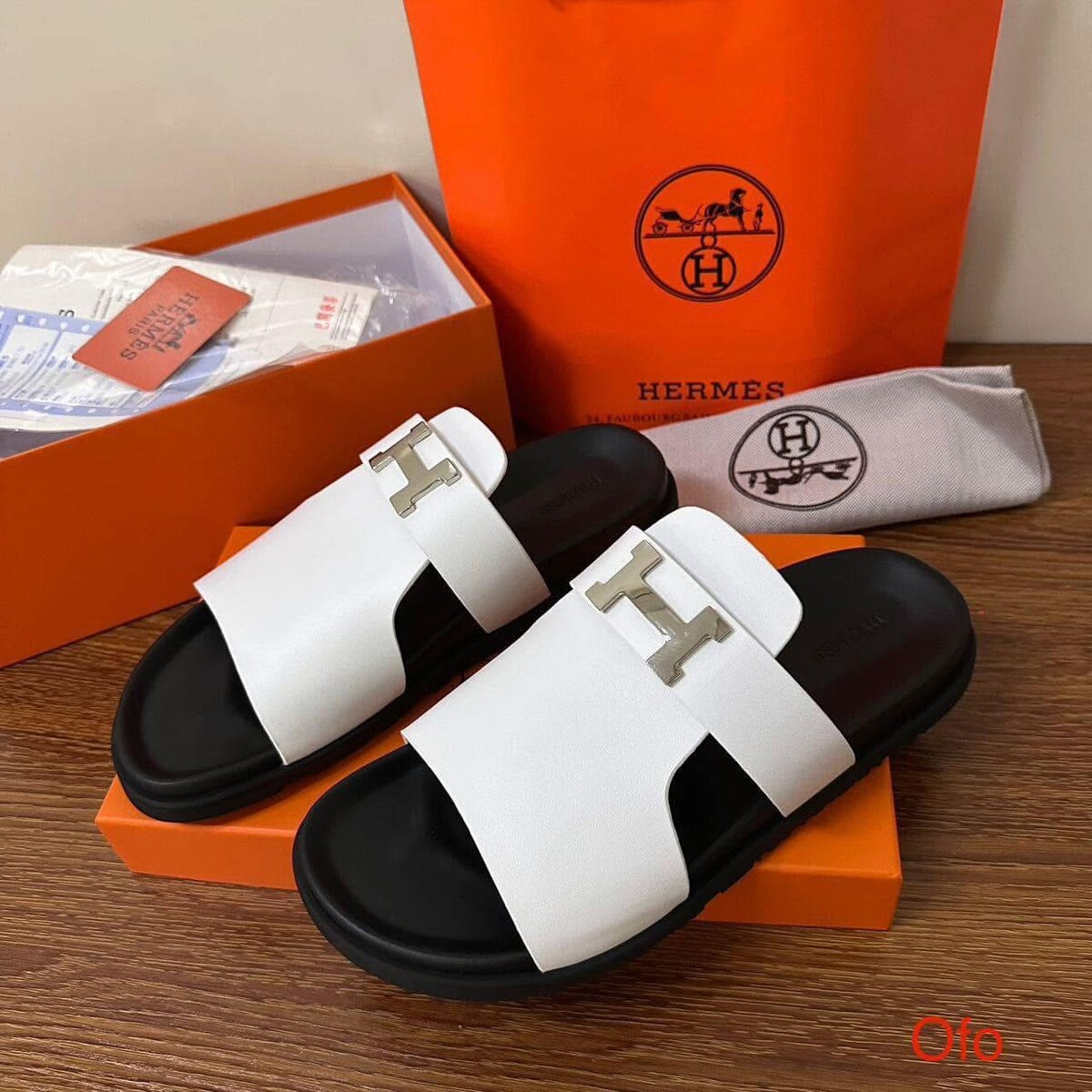 Sandales Hermès en cuir