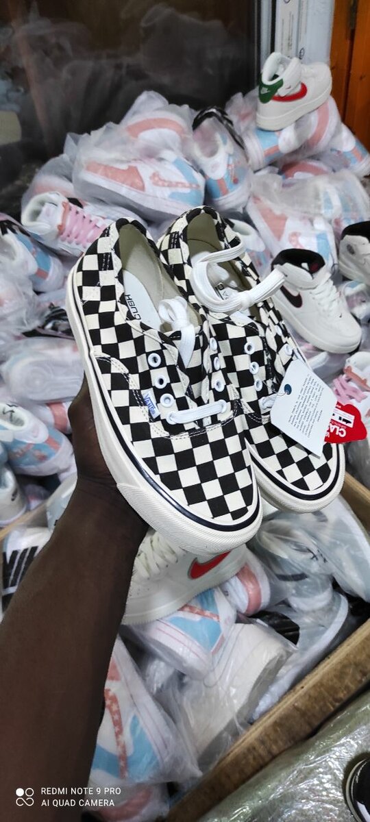 Baskets à carreaux classiques