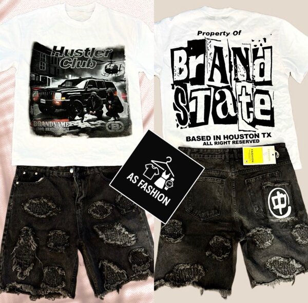 T-shirt et shorts décontractés