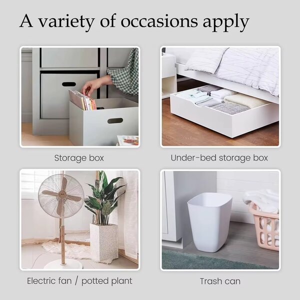 Mini roulettes adhésives