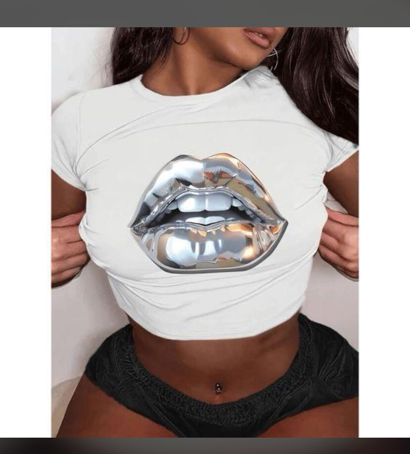 T-shirt graphique tendance femme