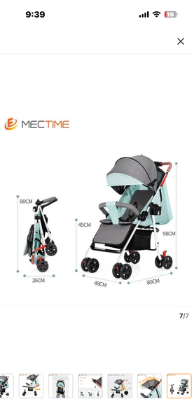 Poussette Pliante MECTIME Compacte