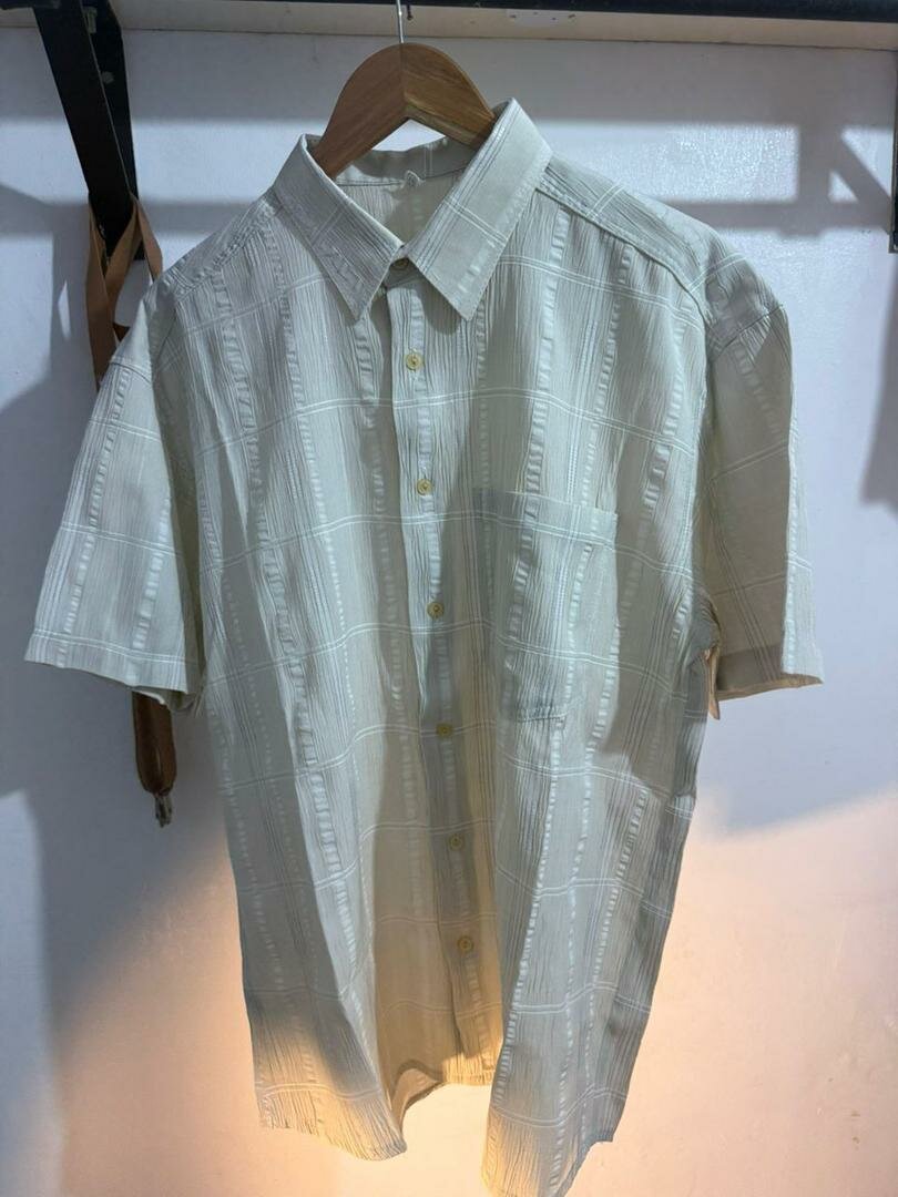 Chemise en lin beige été