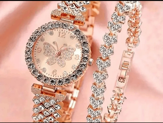 Montre Luxueuse pour Femme avec Bijoux