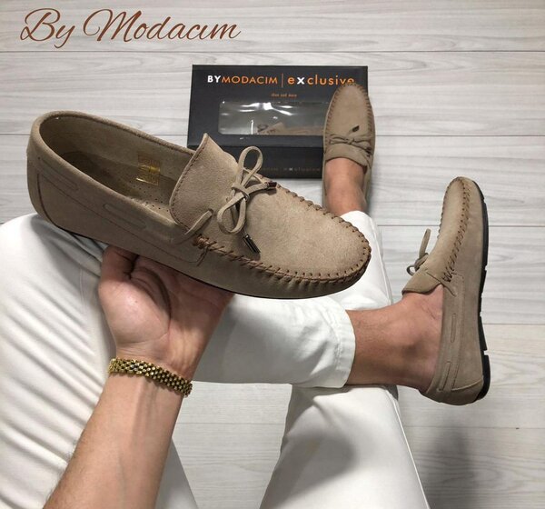 Mocassins en daim élégants