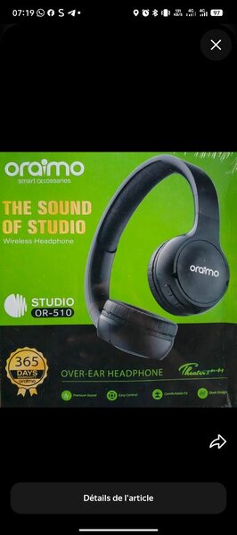 Casque Sans Fil Oraimo