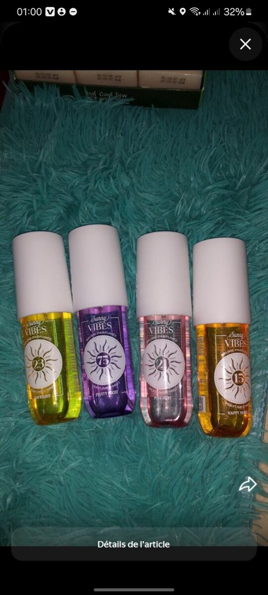 Brume parfumée envoûtante