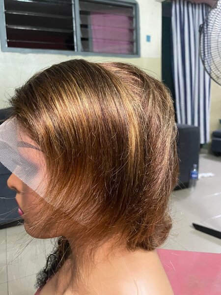 Perruque Lace Front Châtain