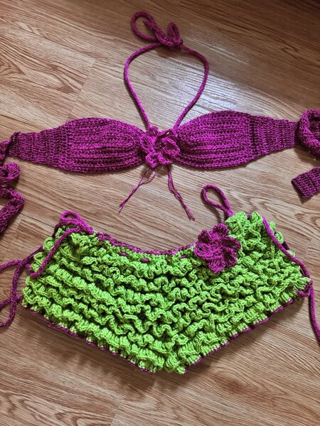 Bikini Crochet Fait Main Été