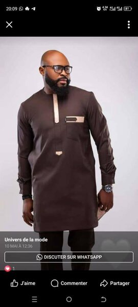 Complet Tunique hommes