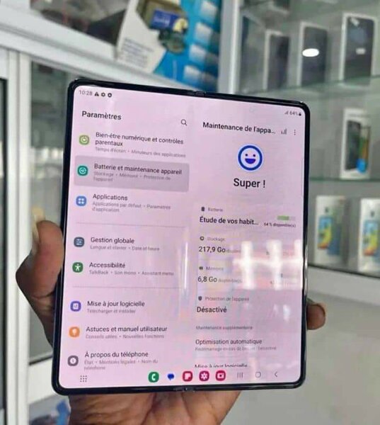 Smartphone pliable innovant