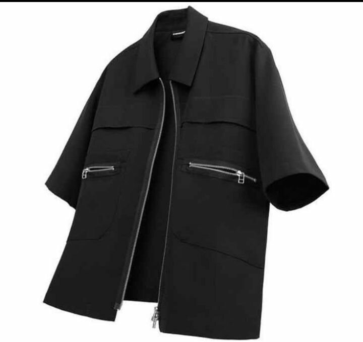 Veste à manches courtes noire