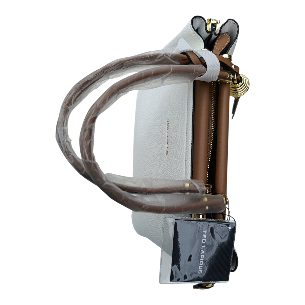 Sac à main en cuir blanc