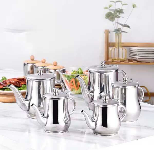 Théière en acier inoxydable