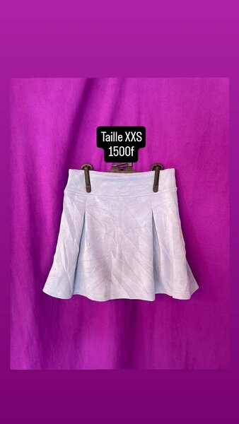 Jupe évasée en coton XXS