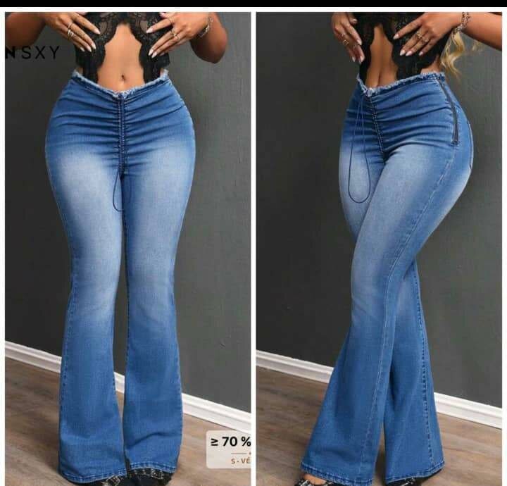 Jeans Femme Évasés Tendance