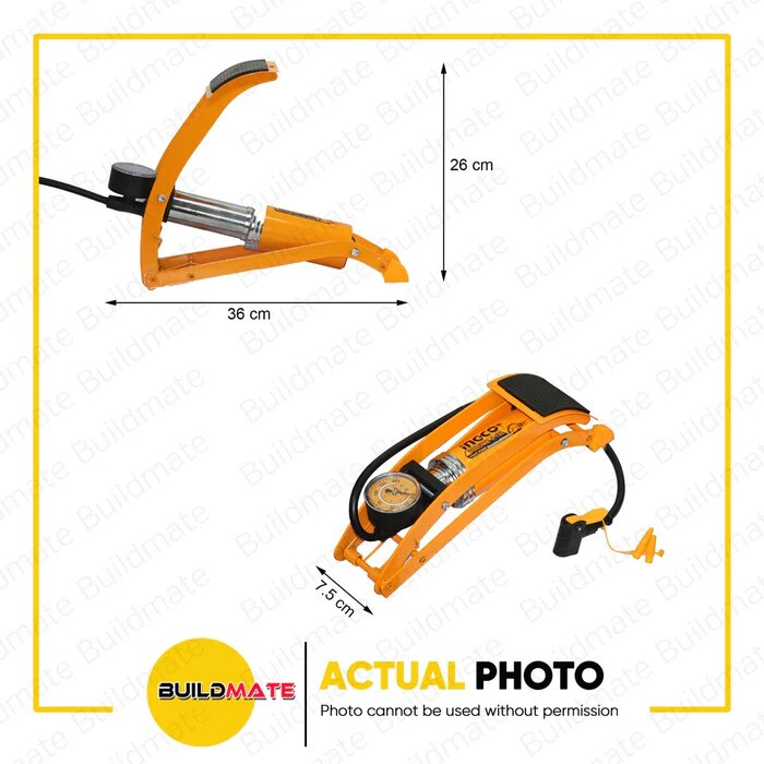 Compresseur à pied en acier 150 PSI