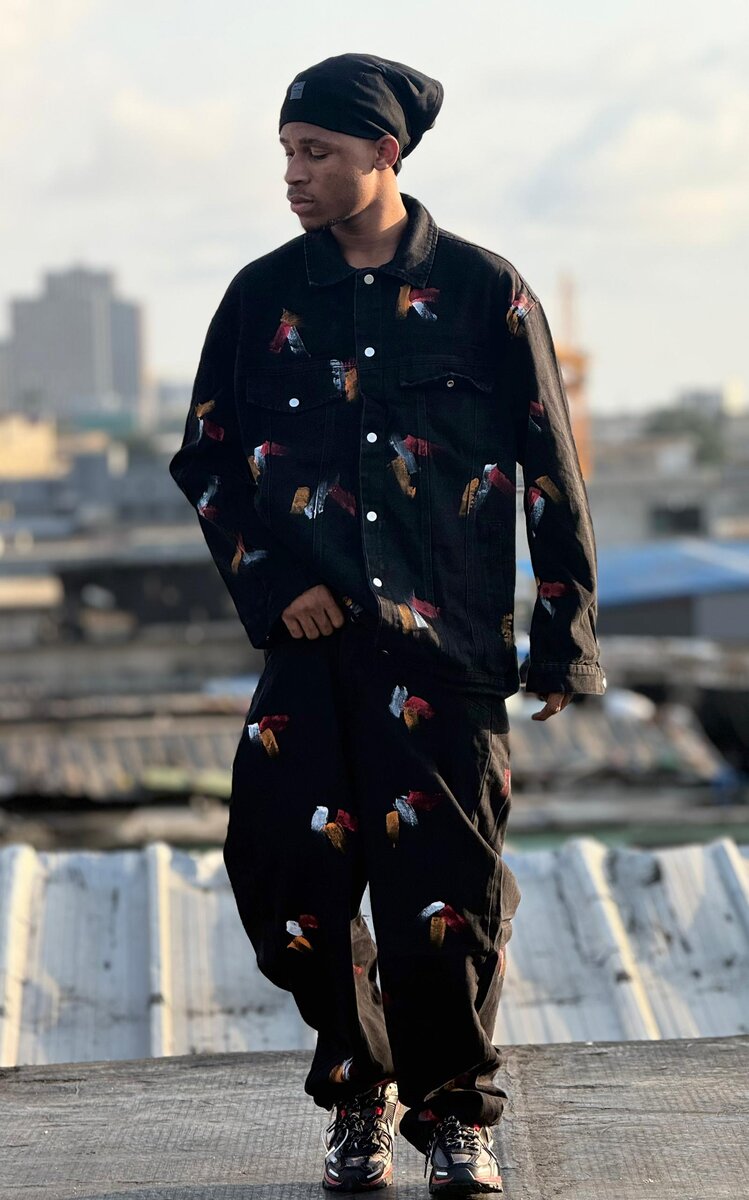 Ensemble denim urbain tendance