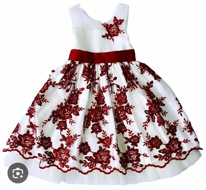 Girls Floral Party Dress