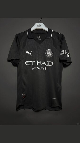 Maillot de Football Noir Puma