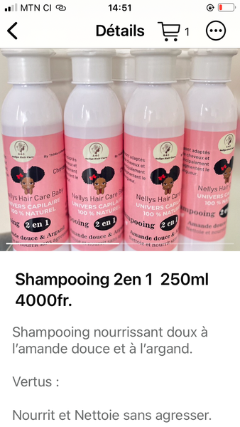 Shampooing 2 en 1 Naturel