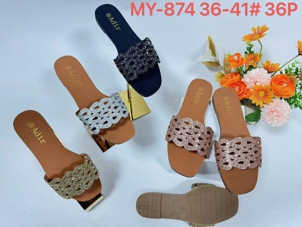 Mules Adir en cuir - Sandales plates