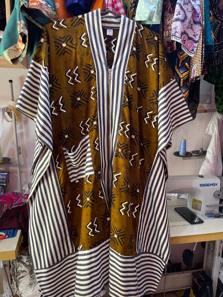 Kimono pagne coton chic