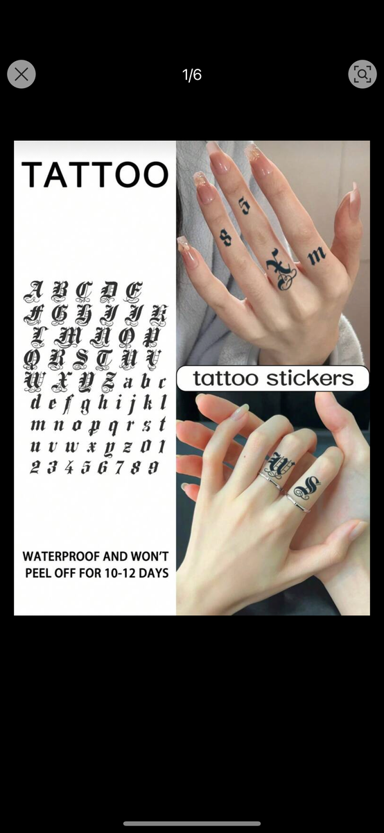 Stickers Tatouages Imperméables